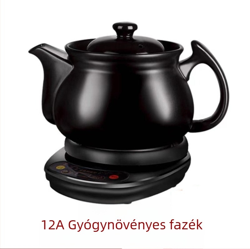 Kínai orvosi dekokciós kerámiás edény, 2-3 L, 220V, 500-1000W, modell SY-DZ03/SY-DZ05/SY-DZ11, digitális termosztát