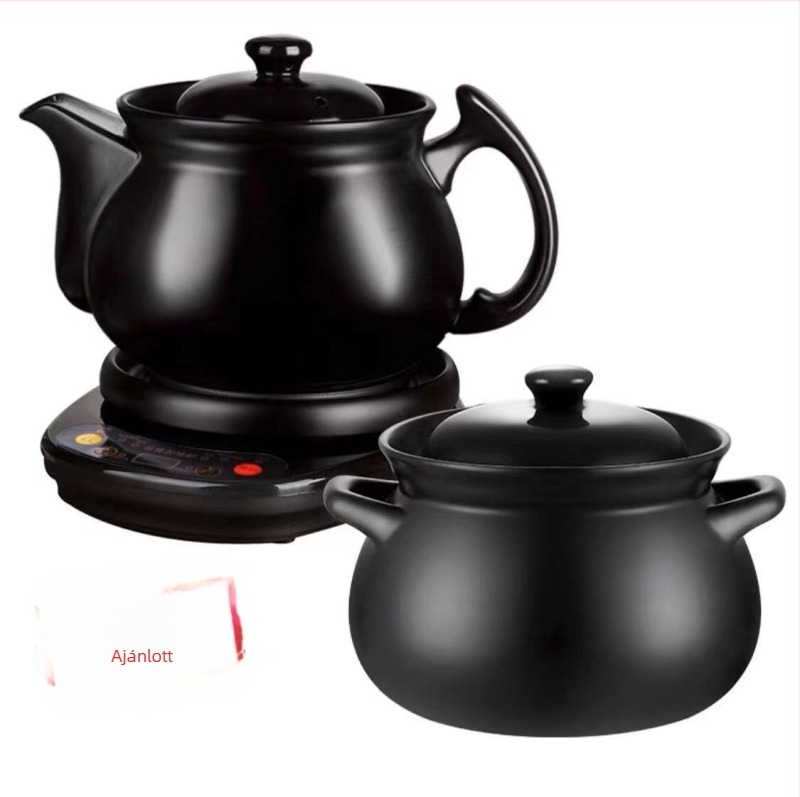 Kínai orvosi dekokciós kerámiás edény, 2-3 L, 220V, 500-1000W, modell SY-DZ03/SY-DZ05/SY-DZ11, digitális termosztát