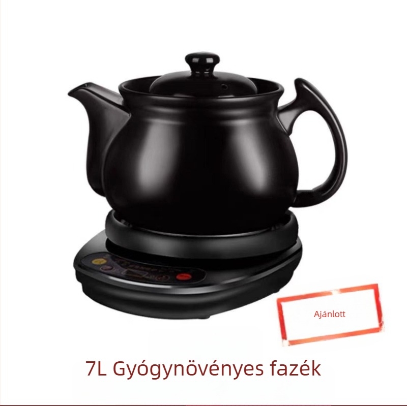Kínai orvosi dekokciós kerámiás edény, 2-3 L, 220V, 500-1000W, modell SY-DZ03/SY-DZ05/SY-DZ11, digitális termosztát
