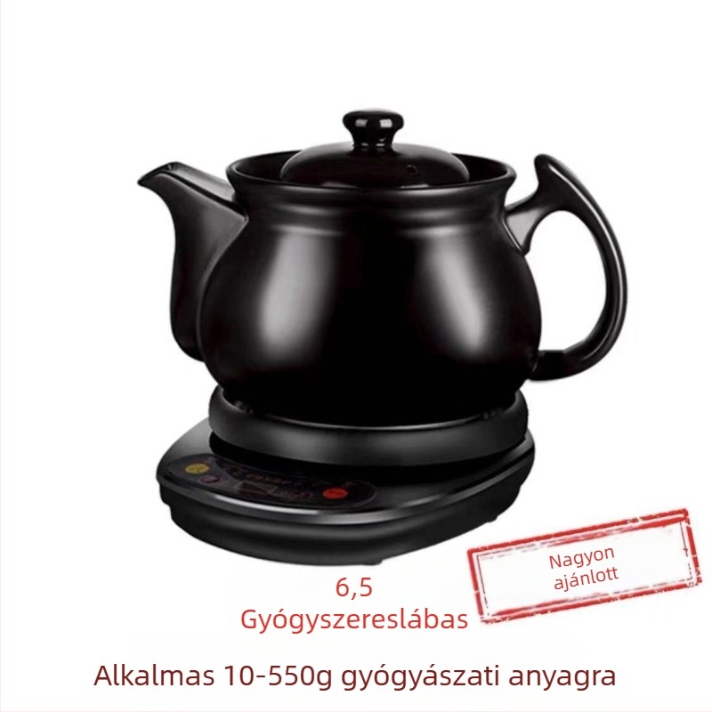 Kínai orvosi dekokciós kerámiás edény, 2-3 L, 220V, 500-1000W, modell SY-DZ03/SY-DZ05/SY-DZ11, digitális termosztát