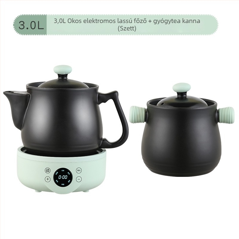 GXDG-20 Elektromos decoction főzőedény kínai gyógyászat számára, purpuraszand testtel és kerámia belsővel, 800W, 220V