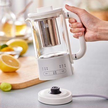 Bear Health Pot YSH-E06H1, 1 L kapacitású, külső és belső boroszilikát üvegből készült, mikroprocesszoros vezérlés, 220 V, 500 W