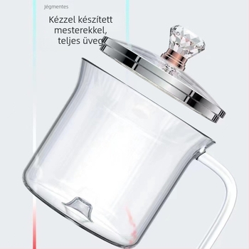 BAFFY Egészség Tea Kanna 8881, 400 ml, boroszilikát üveg, 220V, 100W