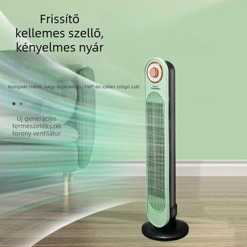 Lapát nélküli padlóra álló ventilátor otthoni használatra, levegőáramlás, természetes szél, 3 fokozat, 220V, 45W, alkalmas 31–40 m²-re