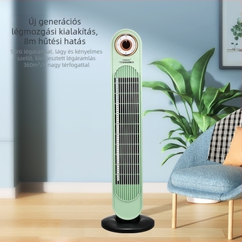 Lapát nélküli padlóra álló ventilátor otthoni használatra, levegőáramlás, természetes szél, 3 fokozat, 220V, 45W, alkalmas 31–40 m²-re