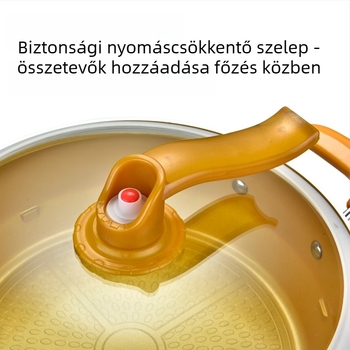 Elektromos forró fazék – többfunkciós, 4–5 L kapacitás, 1500 W, alumínium test, belső alumínium ötvözet bevonattal, 3–8 személynek