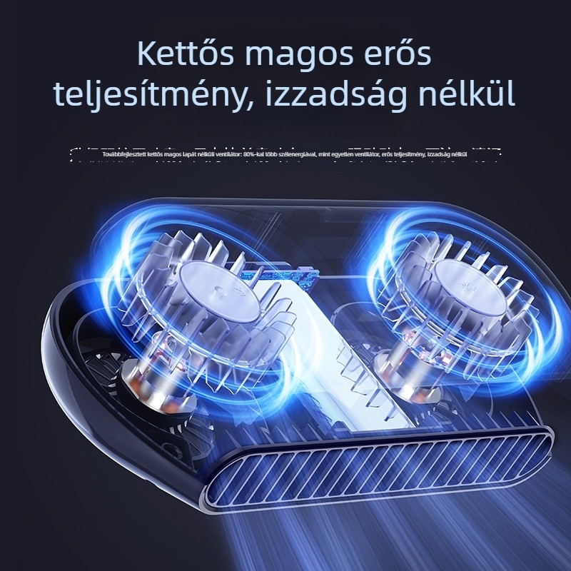 Lapát nélküli autó- és asztali ventilátor USB töltéssel, mini aromaterápiás, csendes