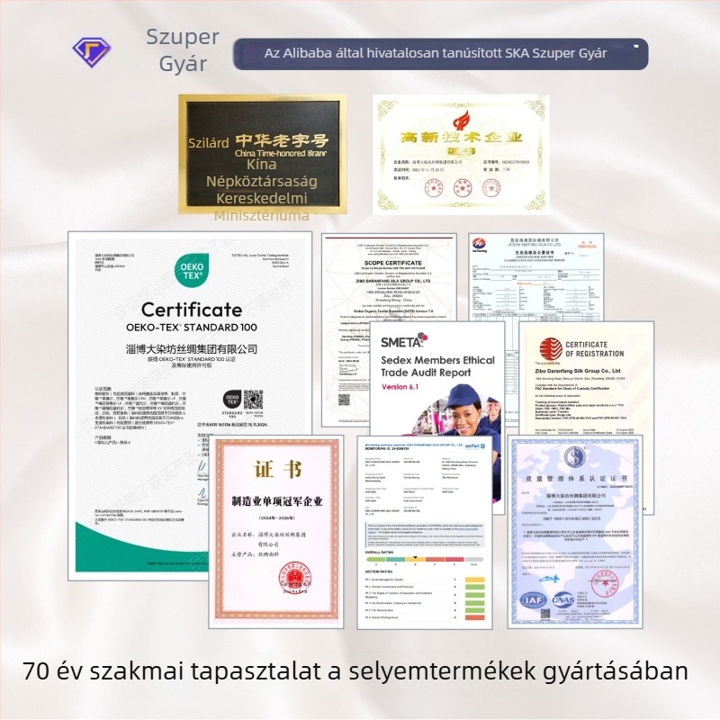 Száraz haj sapka selyem és bambuszrostból, kettős réteg, QIYUE, 30–49 g