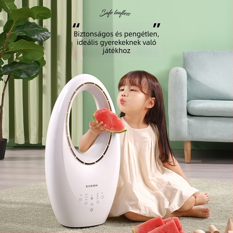 Háztartási lapát nélküli toronyventilátor, ultra-csendes, AC üzemmód, 220 V, 60 W, zaj <36 dB(A), hatókör 31–40 m²