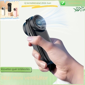 Lapát nélküli kézi ventilátor erős légárammal, asztali/asztali ventilátor, hordozható, beépített 2000–4000 mAh-s akkumulátor, hosszú üzemidejű