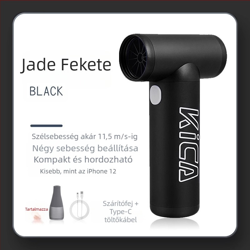 Feiyu Kica turbintalan mini USB hordozható ventilátor, kültéri használatra, 4 fokozat, beépített 2000–4000 mAh akkumulátor, brushless motor