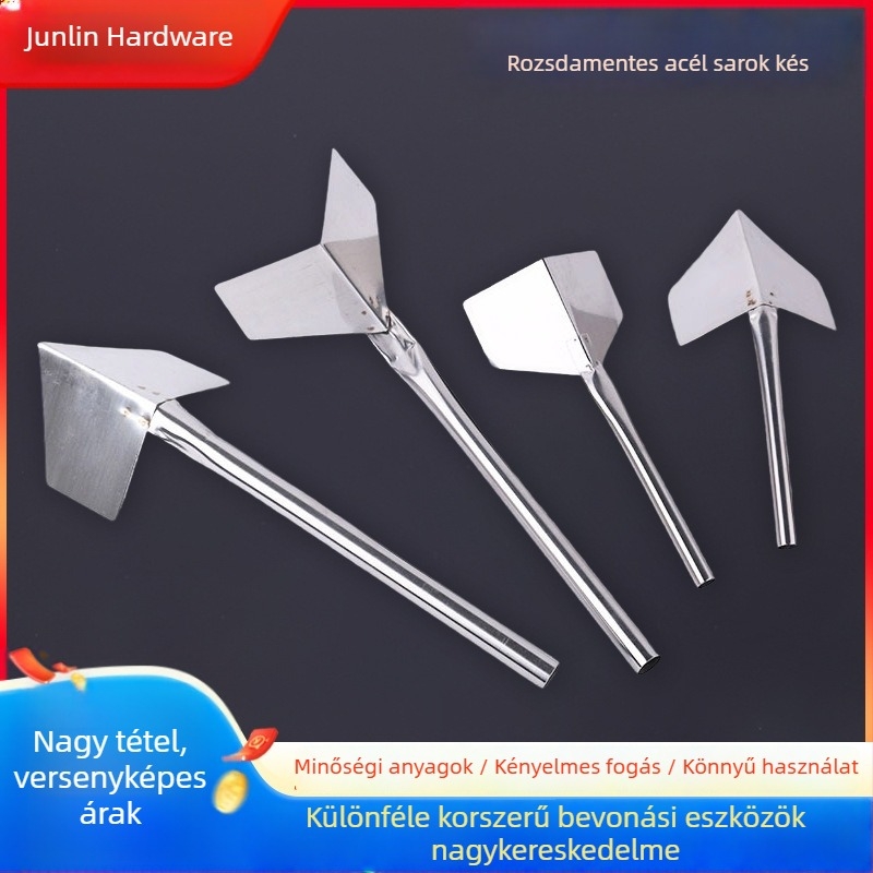 Jinya Yin-Yang szöglet spatula, rozsdamentes acélból, többfunkciós