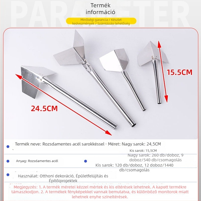 Jinya Yin-Yang szöglet spatula, rozsdamentes acélból, többfunkciós
