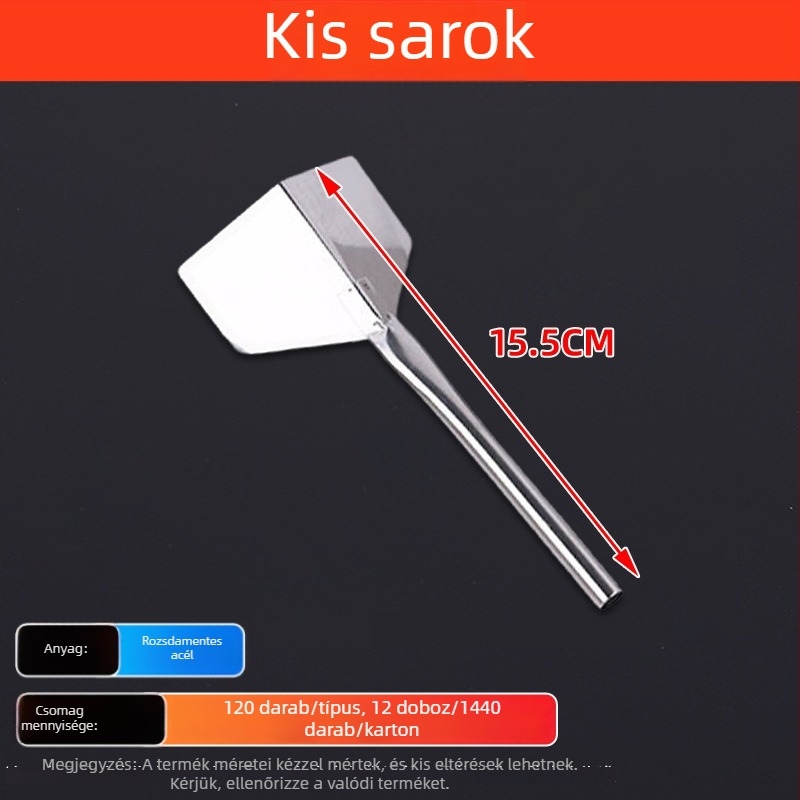 Jinya Yin-Yang szöglet spatula, rozsdamentes acélból, többfunkciós