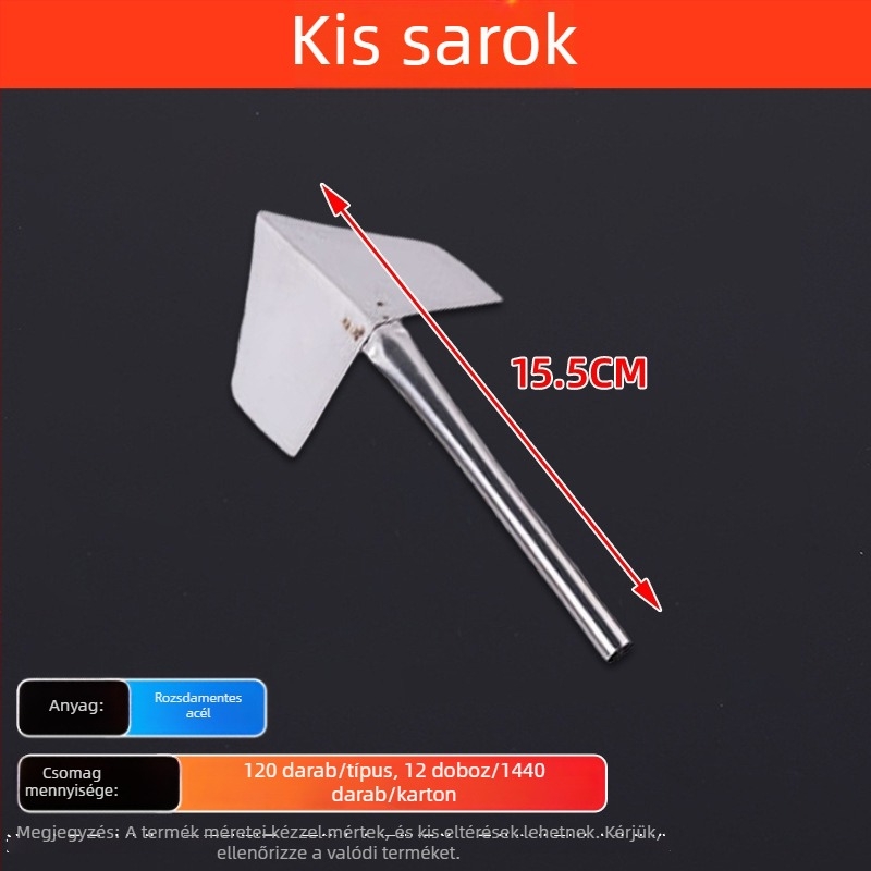 Jinya Yin-Yang szöglet spatula, rozsdamentes acélból, többfunkciós