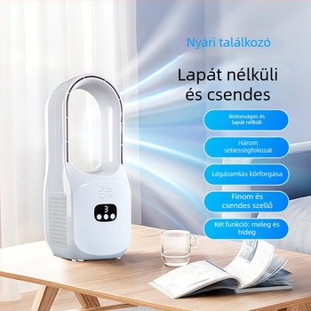 Lapát nélküli USB hűtőventilátor párásítással – 3 sebesség, 36 dB alatt, 5V 10W