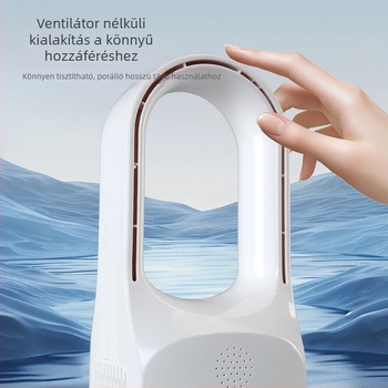 Lapát nélküli USB hűtőventilátor párásítással – 3 sebesség, 36 dB alatt, 5V 10W