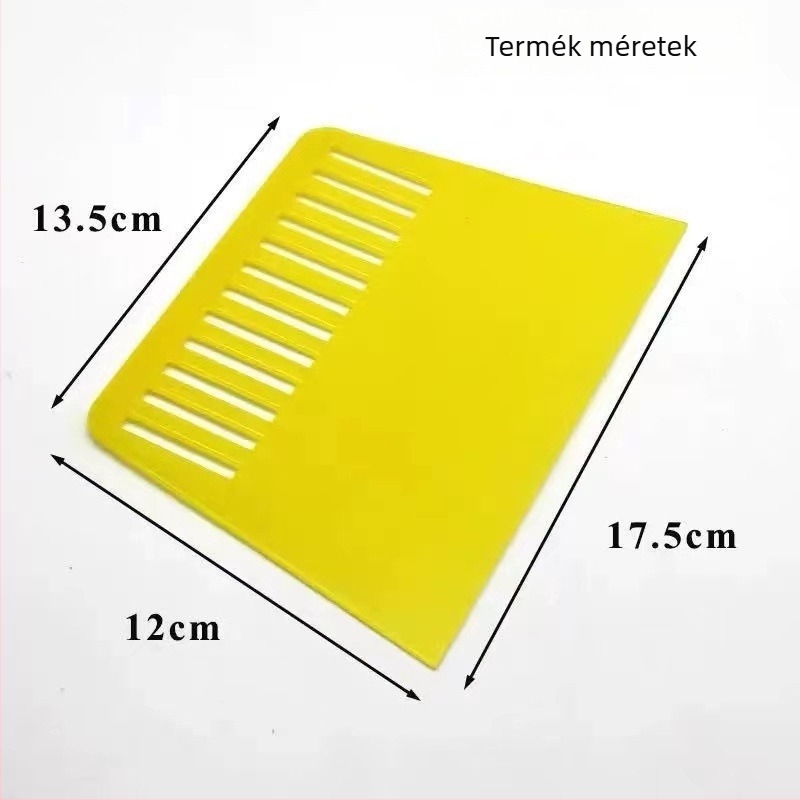 Műanyag kaparó, egyes rétegű, falakhoz és autófelületekhez, gittel és tapéta vágásához