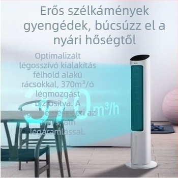 Gree lapátok nélküli klímaberendezés ventilátor távirányítóval, AC táplálás, 5 sebességű levegő, párásítás KS-04X61Dg