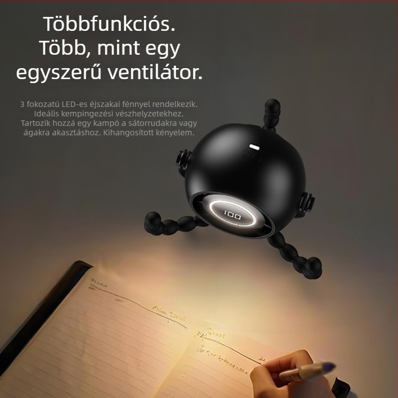 26 új modell babakocsi kézi ventilátor, kültéri hordozható babakocsi ventillátor, csendes polip ventilátor