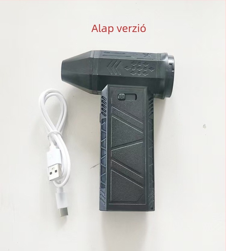 Kézben tartható USB brushless ventilátor beépített 2000–4000mAh akkumulátorral, LED világítással, 4 sebességbeállítással