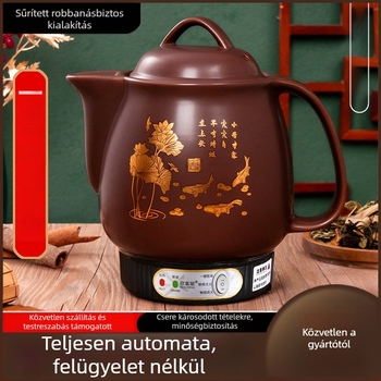 Kerámiás dekociós edény OFN01, 2-3 L, 220V, 450W, KSD ugró termosztát, gombos vezérlés, 1 személyre