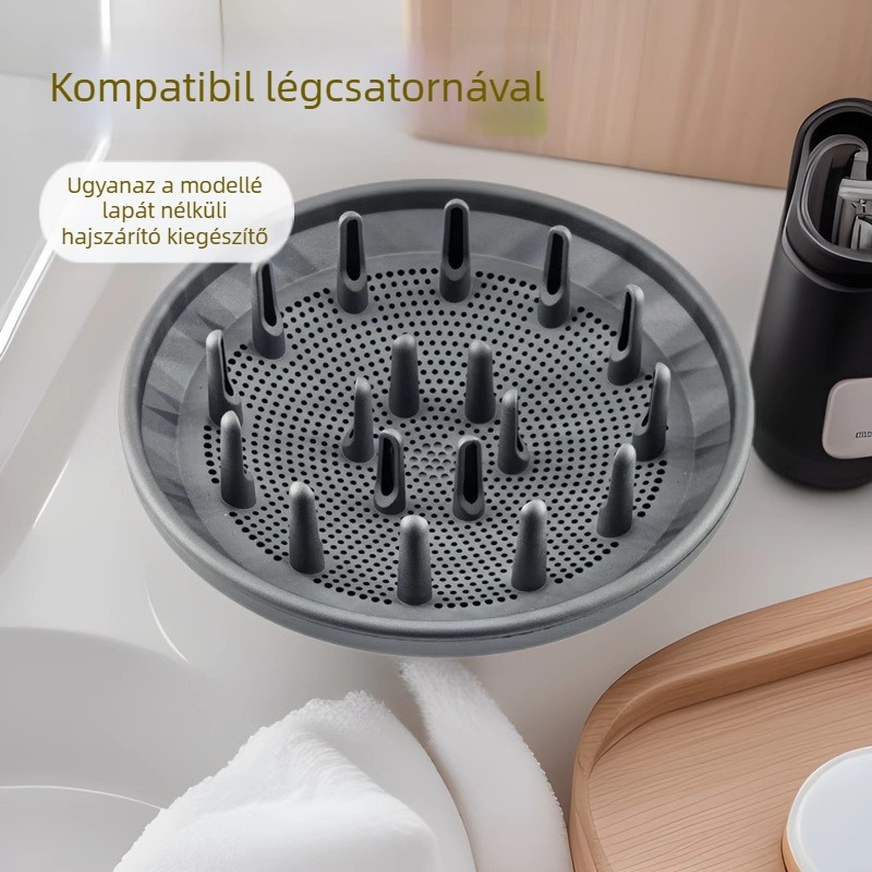 Hajszárító difúzorfej, brushless motorral, 1500W, 220V, PA66-ös ház, hideg/meleg levegő szabályozás.