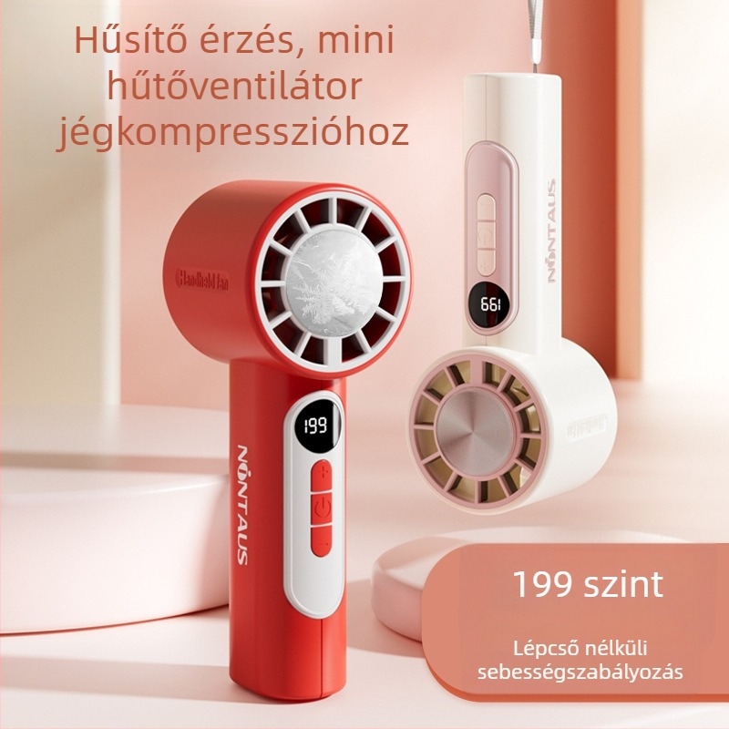 Jinzheng új kézi mini ventilátor jéghűtéssel, hordozható félvezető technológiával