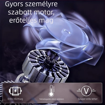 Ipari elektromos légfúvó turbínás ventilátorral, 220V, 180W, légáram 540, 38 000 RPM