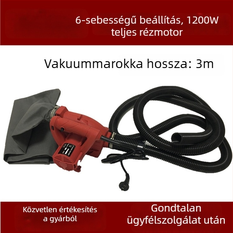 Ipari nagy teljesítményű kettős funkciójú fúvó- és szívókészülék porgyűjtővel, 220V