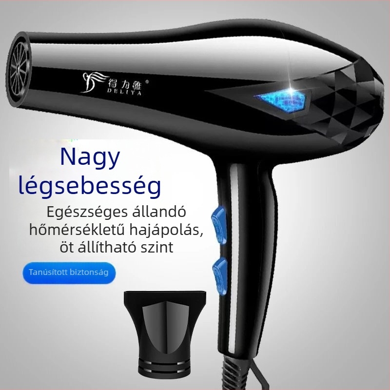 Deliya Hajszárító – 800W, kefés motor, 220V, 3 fokozatú levegőáram