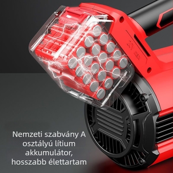 Beépített akkumulátoros ipari fúvó, vezeték nélküli, erős, 220V, DC21V tartomány, porfelszívó nélkül