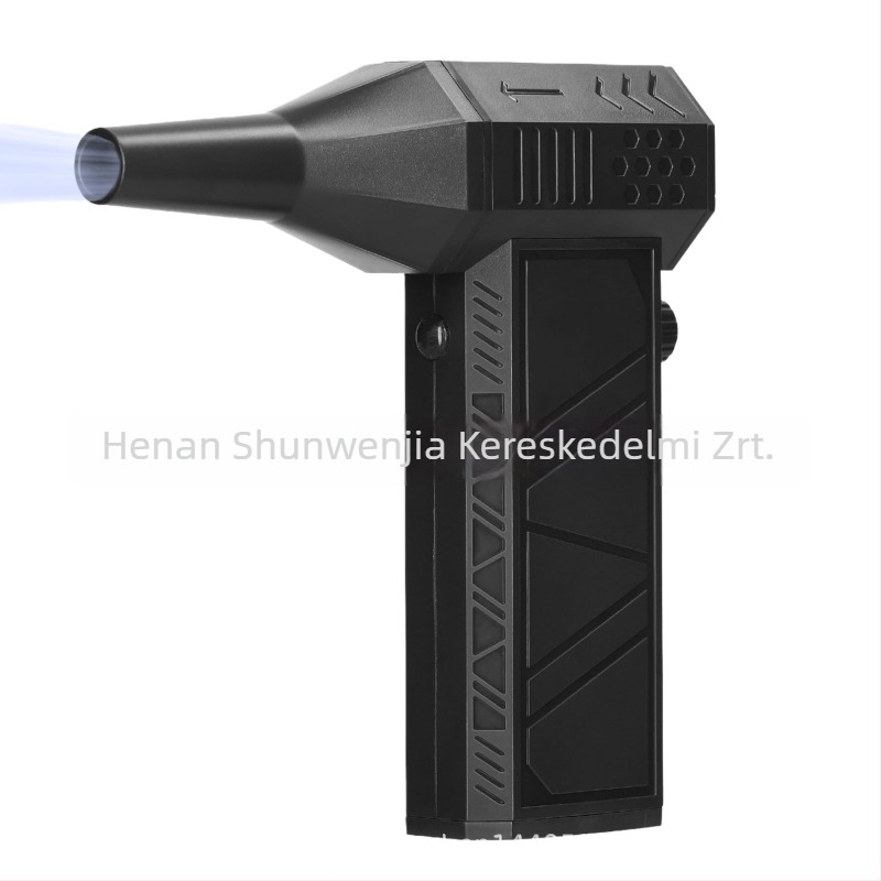 Hordozható turbineres hajszárító 13W, brushless motor, újratölthető lítium akkumulátor, 5V 1.5A