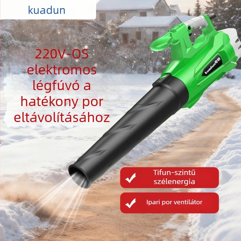 Quarton ipari kivitelű, nagy teljesítményű hajszárító, 220V-os hálózati ellátás, kézi turbóventilátor