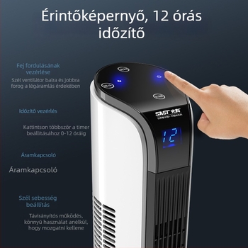 Toronyventilátor távirányítóval, időzítő több mint 8 óra, 60W, 220V