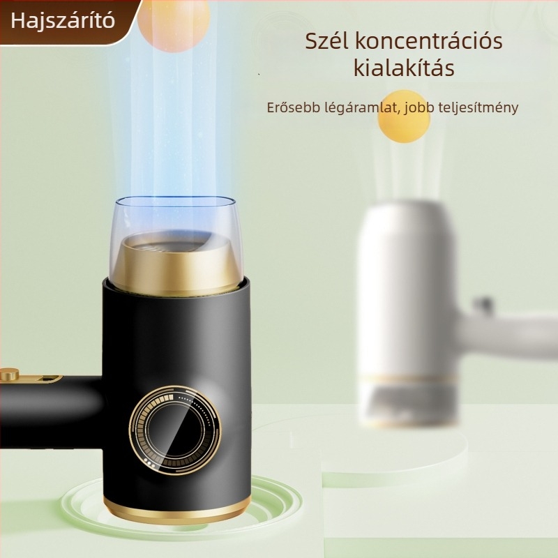 Nagy sebességű elektromos hajszárító DC kefés motorral, 110 W, 220 V, hideg/meleg levegő, 3 fokozat