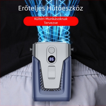 12000mAh övre akasztható, lapát nélküli hordozható ventillátor, USB töltéssel, kültéri használatra, 3 sebesség