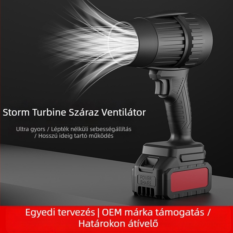 Kábel nélküli lítium-ionos blower autóhoz és otthonhoz, nagy teljesítmény, 220V névleges, újratölthető