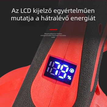 Kézi lombfúvó akkumulátoros Li-ionnal — kültéri használathoz (hó, levelek, por), erőteljes légáramlat; vákuum nincs (Feszültség: 21V; Feszültségtartomány: AC 50V-DC 250V)