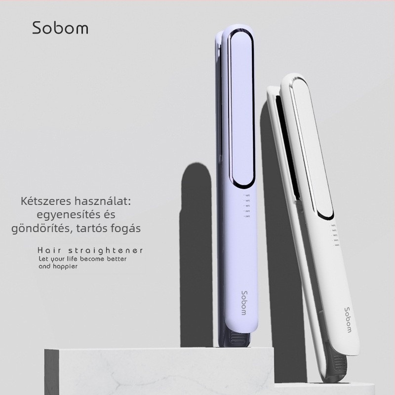 SOBOM kettős funkciójú hajvasaló és göndörítő kerámia hengerrel, 16-20 mm, 220V, 50W