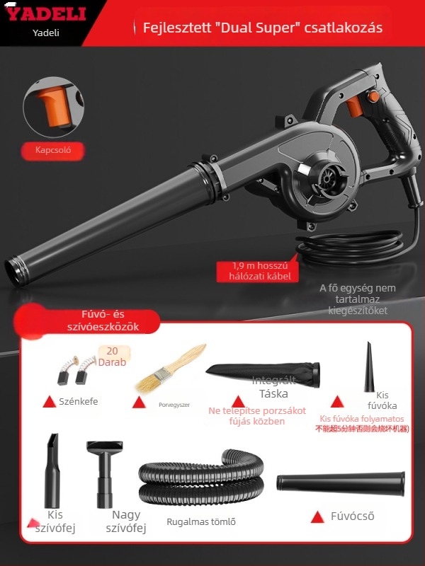 Mini PC porfúvó, ipari 220V