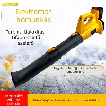 UPSPIRIT Ipari elektromos hó- és levélfúvó, lítium-ion akkumulátoros, 220V