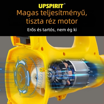 UPSPIRIT Ipari elektromos hó- és levélfúvó, lítium-ion akkumulátoros, 220V