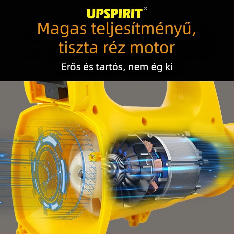 UPSPIRIT Ipari elektromos hó- és levélfúvó, lítium-ion akkumulátoros, 220V