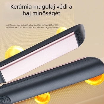 Kétfunkciós hajvasaló és göndörítő turmalin-kerámia lemezekkel, 5 hőmérséklet-beállítás, 220V 45W, modell V-2113