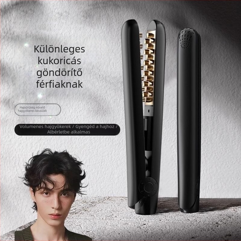 Yaruishi Mini Kukoricas Hajgöndörítő Száraz Hajra – Égésmentes, Gyors Formázás (<1 perc), 220V, 25W
