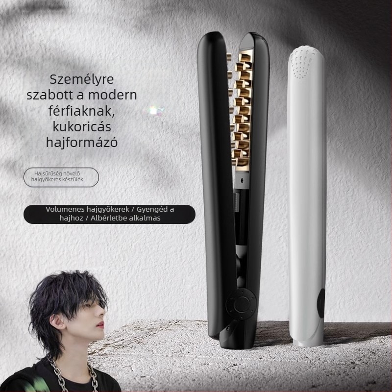 Yaruishi Mini Kukoricas Hajgöndörítő Száraz Hajra – Égésmentes, Gyors Formázás (<1 perc), 220V, 25W