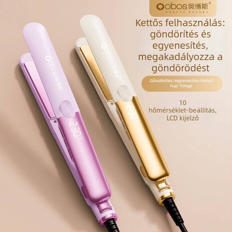 Kétfunkciós hajsimító–göndörítő, 16–20 mm-es hengeren, nedves/száraz használat, 40W, 110–220V, 10 hőmérsékleti szint