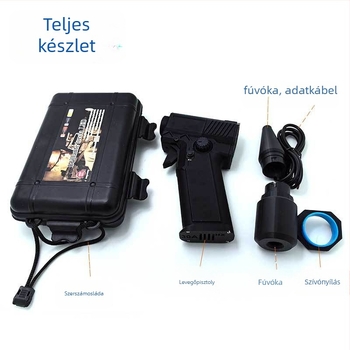 Kézi Turbo Jet ventilátor brushless motorral, 180 W, hideg levegő mód, fokozatmentes sebességszabályozás, túlmelegedés elleni védelem