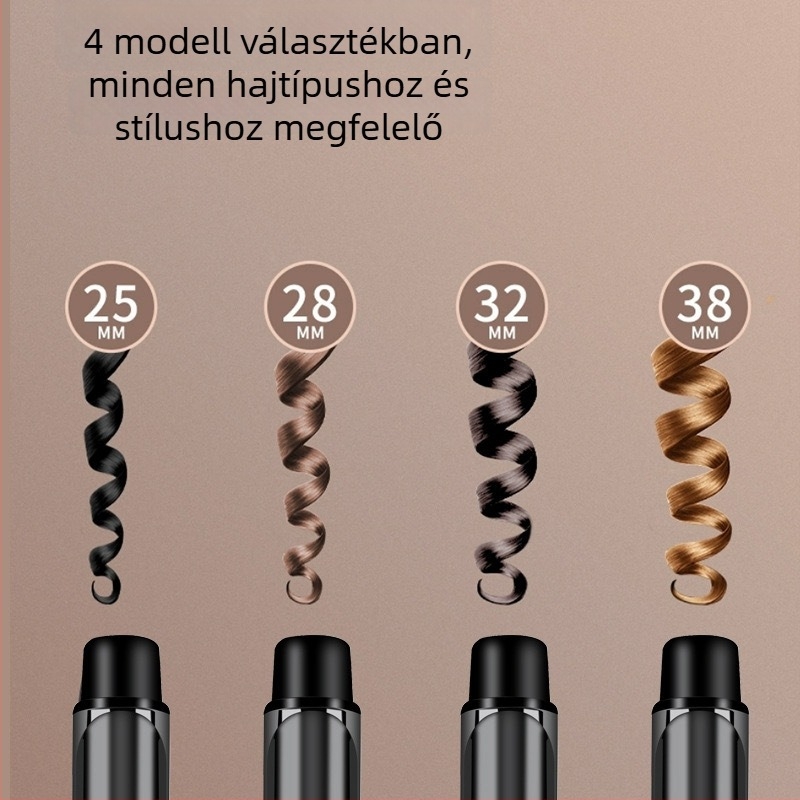 Kerámiabetéttel rendelkező hajcsavaró vas (kábeles üzemmód, 220V, 20W)
